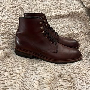 Allen Edmonds Higgins Mill Boots Weatherproof Dark Chili